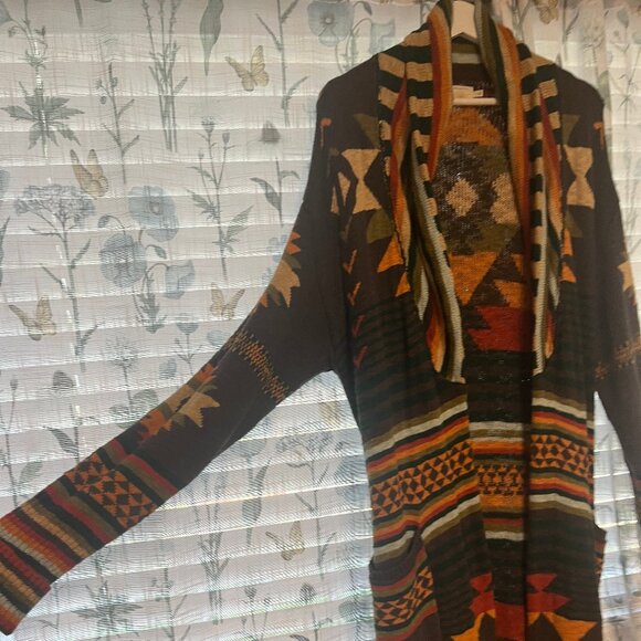 Knit Bathrobe /Housecoat - Picture 3 of 11